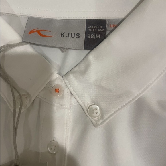 KJUS White Long Sleeve Polo Shirt NWT 38 - Picture 4 of 4